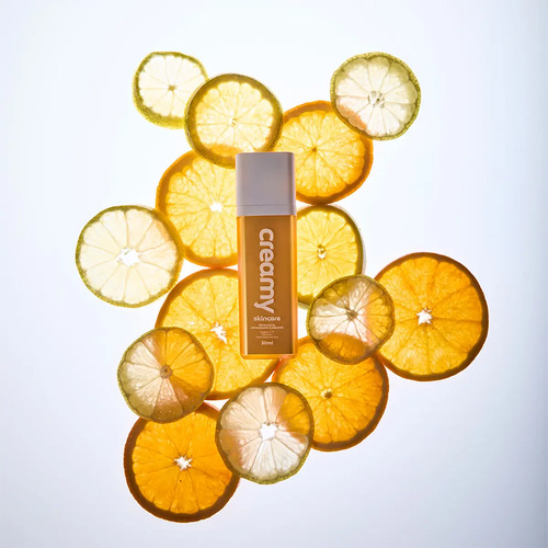 Creamy Skincare Vitamina C Gold 30g | Antioxidante, Clareador e Anti-Aging, Uniformiza o Tom, Ameniza Manchas | Todos os Tipos de Pele, Noite e Dia