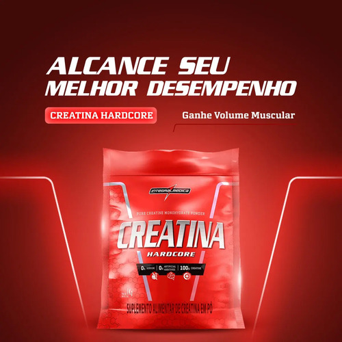 Creatina 100% Pura Pouch 1Kg Integralmédica