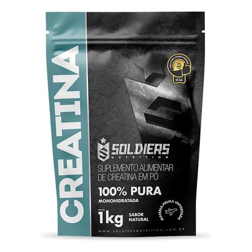 Creatina 1kg suplemento monohidratada em po 100 pura soldi 1