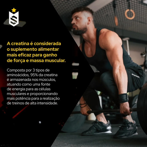 Creatina 2kg Suplemento Monohidratada em pó 100% Pura - Soldiers Nutrition