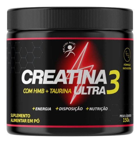 Creatina 3 ultra creatina taurina hmb nutriage sabor nd