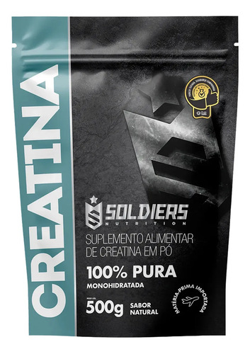 Creatina 500g suplemento monohidratada em po 100 pura sold 1
