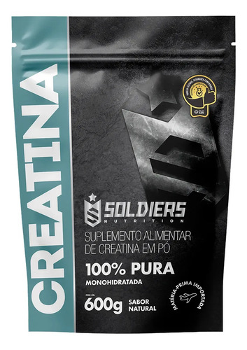 Creatina 600g suplemento monohidratada em po 100 pura sold