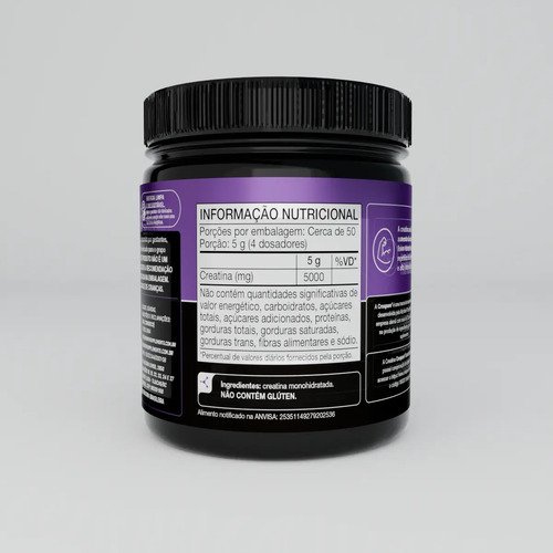 Creatina Creapure 250g Growth Supplements sem Sabor em Pó suplemento Esportivo