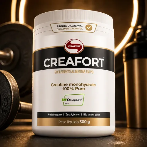 Creatina creapure creafort vitafor monohidratada 300g pote