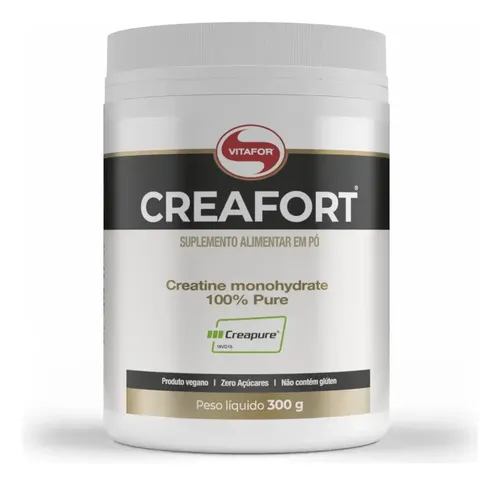 Creatina Creapure Creafort Vitafor Monohidratada 300g Pote