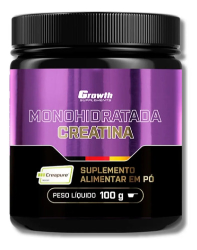 Creatina em po 100g creapure growth supplements