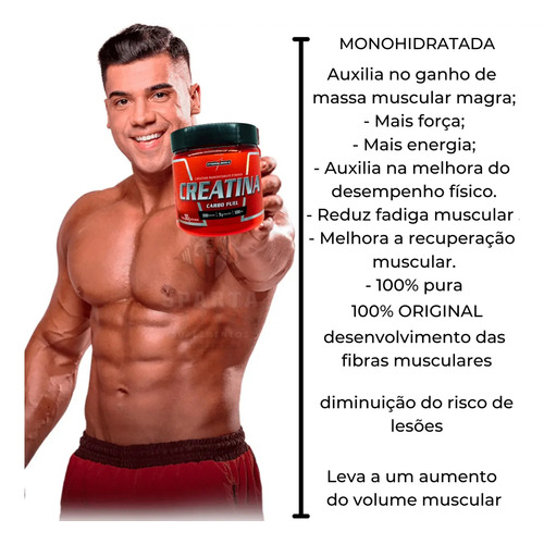 Creatina Ganhar Massa Muscular Isolado Melhor Marca Original