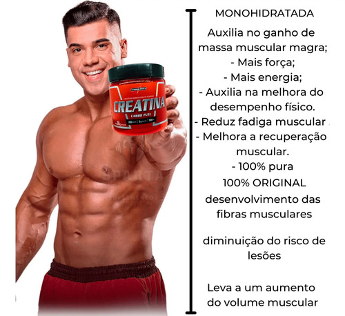 Creatina Ganhar Massa Muscular Isolado Melhor Marca Original