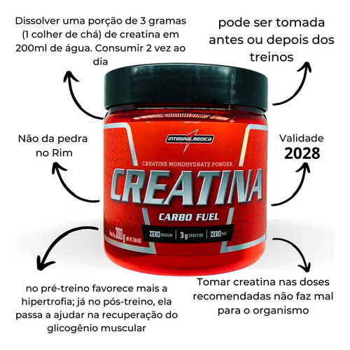 Creatina Ganhar Massa Muscular Isolado Melhor Marca Original