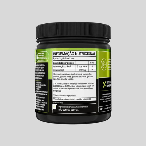 Creatina Monohidratada 100g Growth Supplements - Sem Sabor em Pó