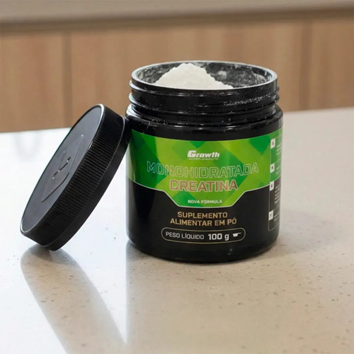 Creatina Monohidratada 100g Growth Supplements - Sem Sabor em Pó
