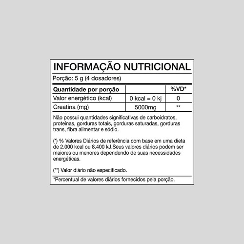 Creatina Monohidratada 100g Growth Supplements - Sem Sabor em Pó