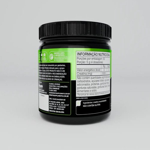 Creatina Monohidratada 250g Growth Supplements - Sem sabor em Pó