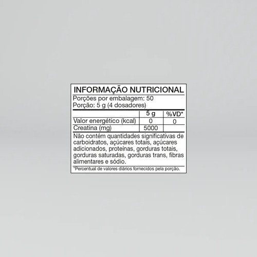 Creatina Monohidratada 250g Growth Supplements - Sem sabor em Pó