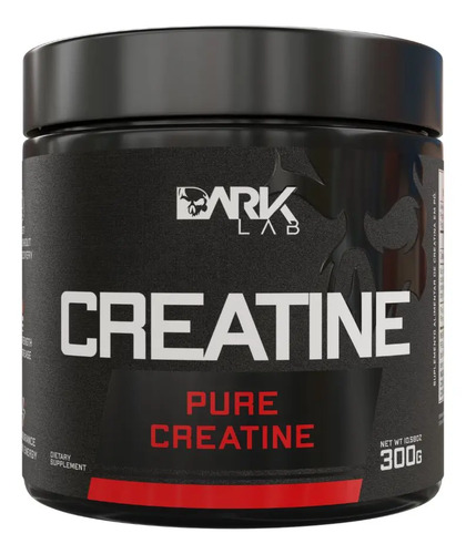 Creatina monohidratada em pote 300g 100 pura dark lab 1