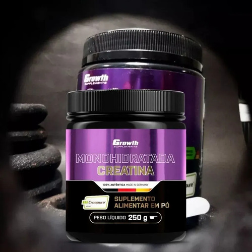 Creatina Monohidratada Growth 250g Oficial