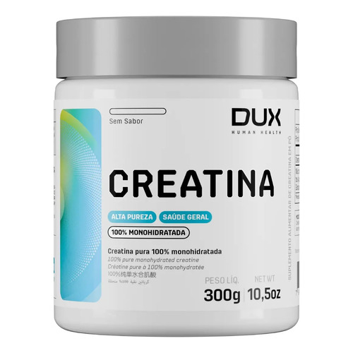 Creatina monohidratada pote 300g dux nutrition 1