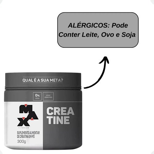 Creatina Monohidratada Pura 300g TeOliver Suplemento Alimentar Sem Sabor
