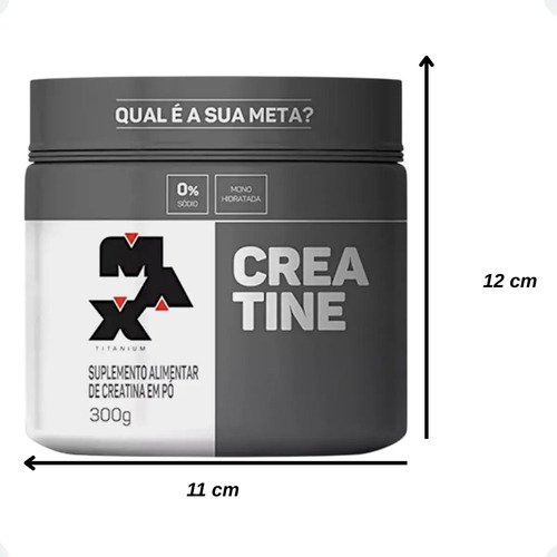 Creatina Monohidratada Pura 300g TeOliver Suplemento Alimentar Sem Sabor