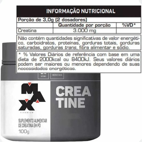 Creatina Monohidratada Pura 300g TeOliver Suplemento Alimentar Sem Sabor