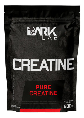 Creatina monohidratada pura 500g dark lab unidade 1