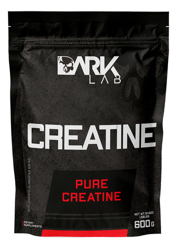 Creatina monohidratada pura 600g dark lab unidade
