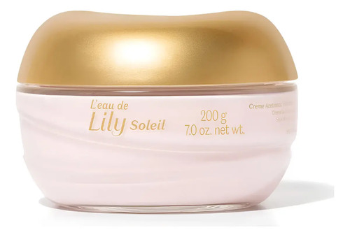 Creme acetinado leau de lily soleil floral 200g