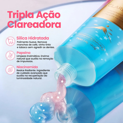 Creme Dental Brilho Natural Toyadent Com Niacinamida 120g