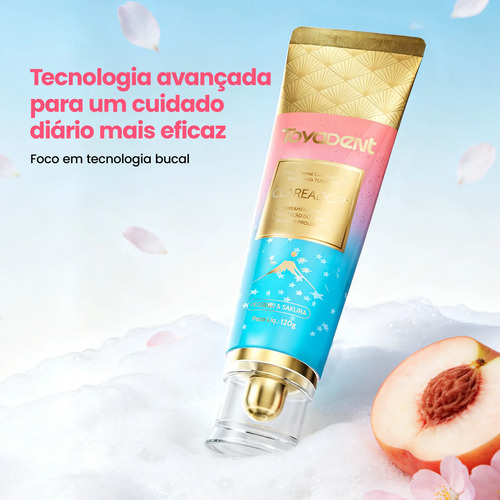 Creme Dental Brilho Natural Toyadent Com Niacinamida 120g