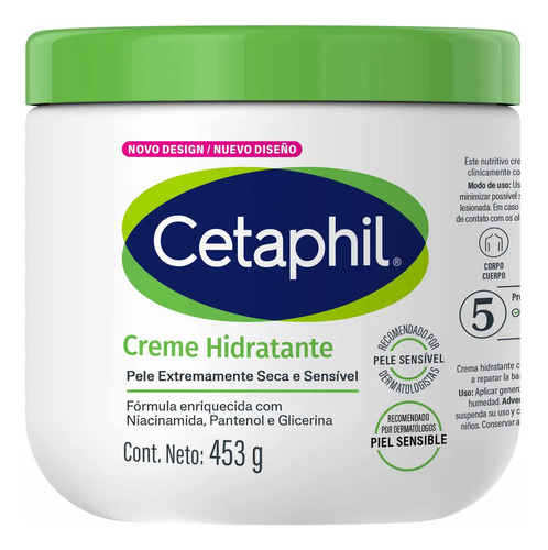 Creme hidratante cetaphil para piel seca a muy seca sensible