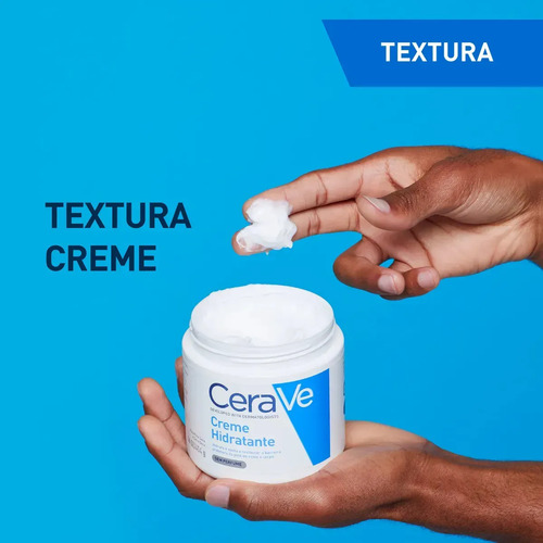 Creme Hidratante Corporal e facial para Pele Seca a Extra Seca Sem Perfume 454g CeraVe