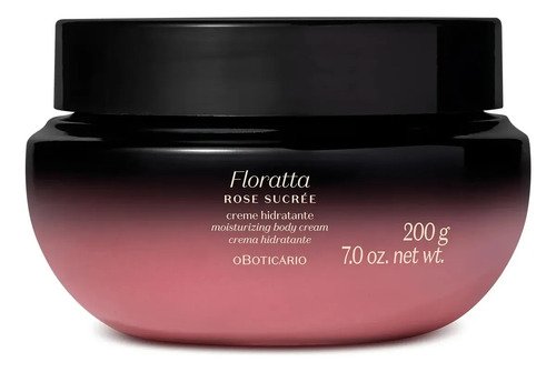Creme hidratante floratta rose sucree 200g o boticario flora