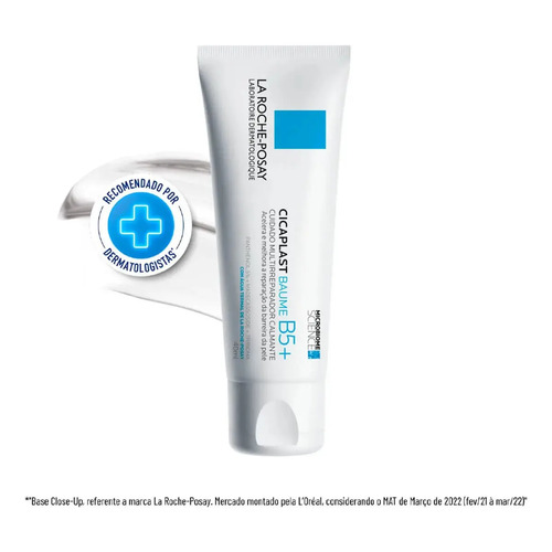 Creme Multirreparador Calmante Cicaplast Baume B5+ Para Todos Os Tipos De Pele Com 40ml La Roche Posay