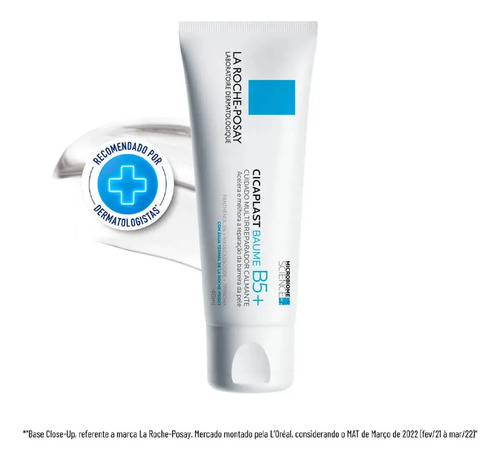 Creme Multirreparador Calmante Cicaplast Baume B5+ Para Todos Os Tipos De Pele Com 40ml La Roche Posay