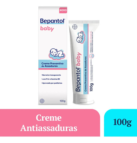 Creme pomada de assadura lanolina e vit b5 100g bepantol