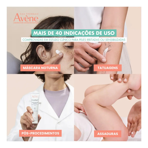 Creme Reparador Protetor Avène Cicalfate+ Pele Sensível 100ml