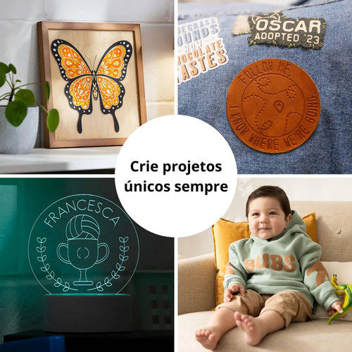 Cricut Maker 4 Plotter de Recorte Eucalipto - Corta mais de 300 materiais, 2x mais rápida e precisa, Corte sem Base, Bluetooth