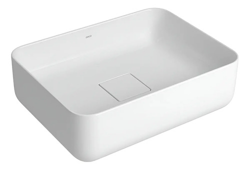 Cuba de apoio retangular deca 30x40cm branco slim l1304017