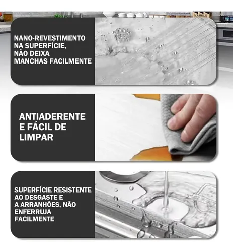 Cuba Pia De Cozinha Gourmet Inox 304 Com Torneira Acessórios