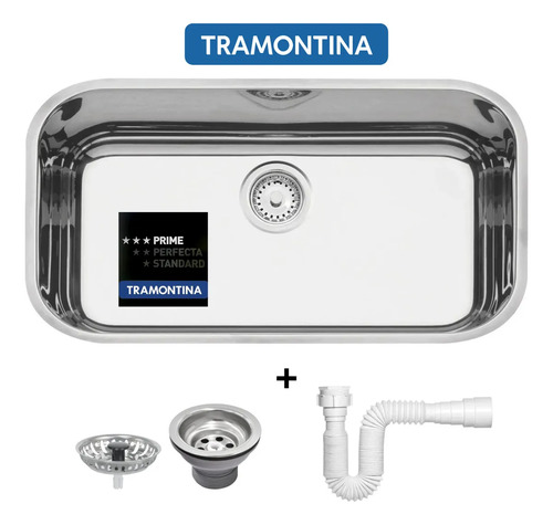 Cuba Tramontina Inox Prime 56x34x17 Número N 2 Pia Cozinha