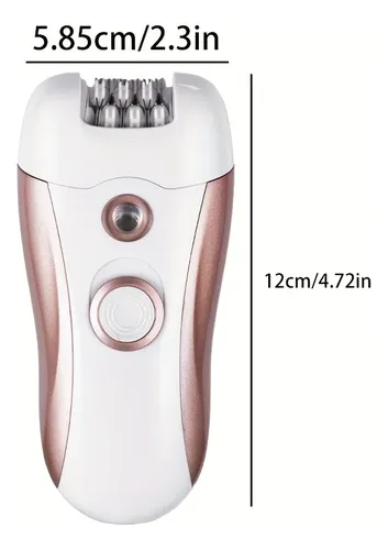 Depilador 4-em-1 Feminino,íntimo,pés, Luz,usb,ipx6, 2 Veloc.