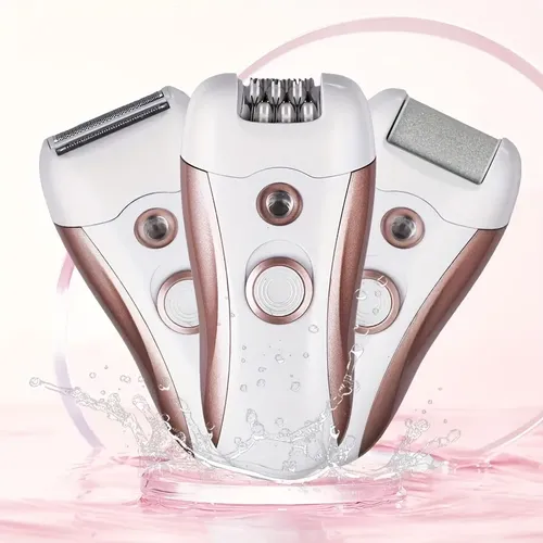 Depilador 4-em-1 Feminino,íntimo,pés, Luz,usb,ipx6, 2 Veloc.