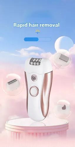 Depilador 4-em-1 Feminino,íntimo,pés, Luz,usb,ipx6, 2 Veloc.