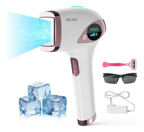 Depilador a laser ipl mlay t4 resfriamento a gelo 5 niveis 5