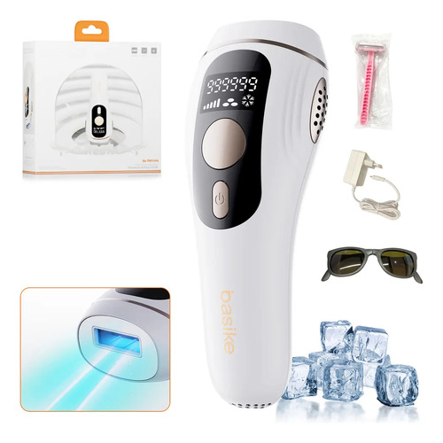 Depilador a laser luz pulsada ipl basike sensacao gelo indol