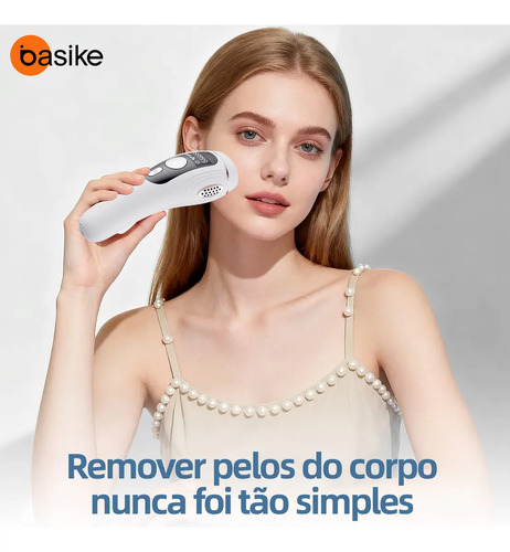 Depilador A Laser Luz Pulsada IPL Basike Sensacao Gelo Indolor Depilacao Definitiva 1 Milhao Disparos 9 Niveis Rosto Corpo aparelho depilacao feminino depilação a laser laser depilacao depilacao intim