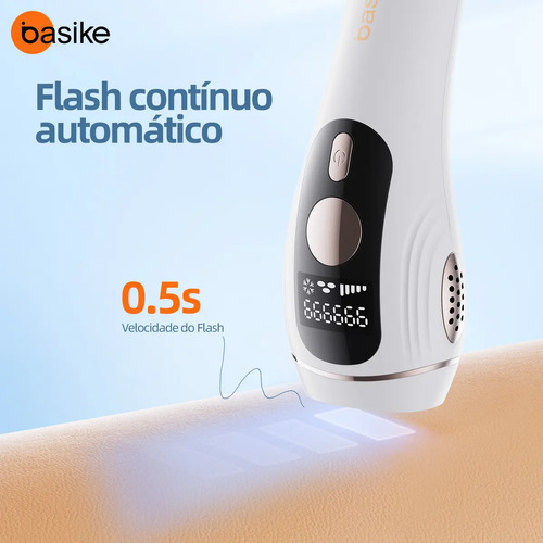 Depilador A Laser Luz Pulsada IPL Basike Sensacao Gelo Indolor Depilacao Definitiva 1 Milhao Disparos 9 Niveis Rosto Corpo aparelho depilacao feminino depilação a laser laser depilacao depilacao intim