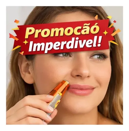 Depilador Elétrico Aparador Sobrancelhas Rosto Buço Caneta