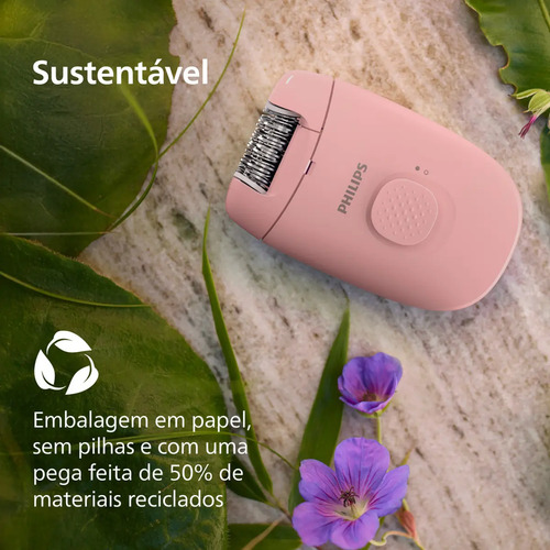 Depilador Philips Satinelli Bre229/00 Bivolt - Rosa